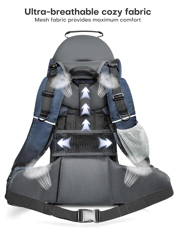 besrey Baby Backpack Carrier, Toddler Hiking Backpack - Image 6