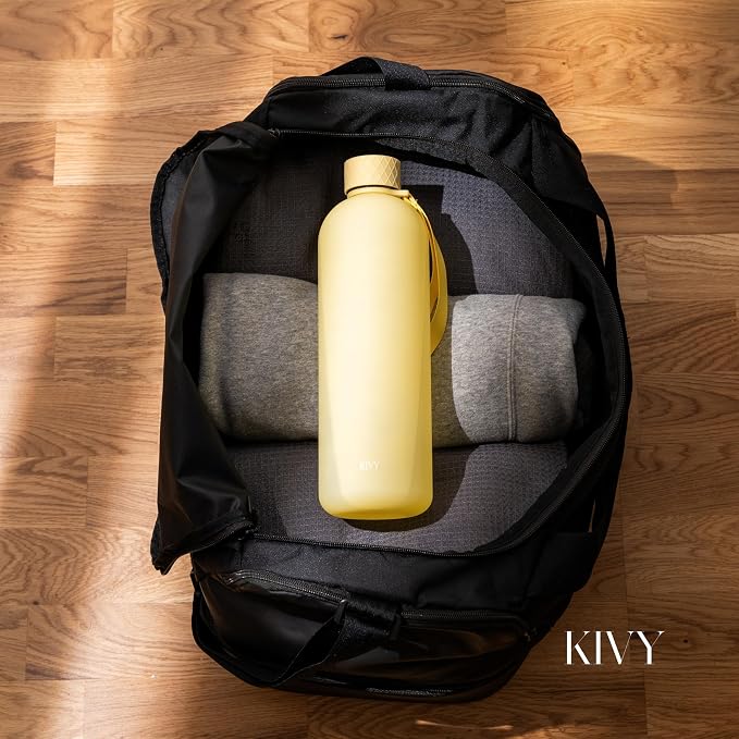KIVY Large Water Bottle 50oz Fits Backpack & Cupholder - Image 2