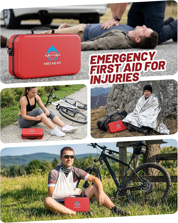 500 Pcs First Aid Kit for Travel/Camping/Businesses/Home/Car, Waterproof - Image 5
