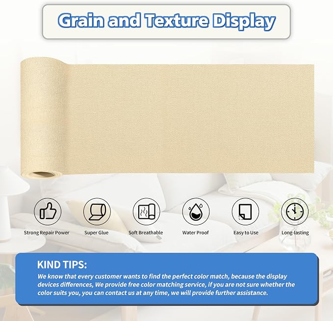 KING MOUNTAIN Canvas Repair Tape, Outdoor Gear Patch, 4×63 Inches, Waterproof - Image 2