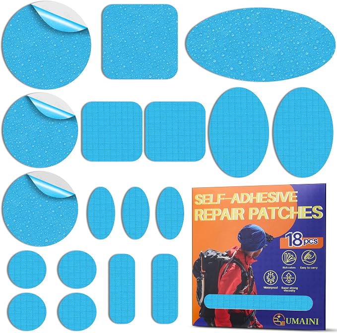 Down Jacket Repair Patch Kit, Outdoor Gear Tenacious Repair Tape, Self Adhesive by Unknown