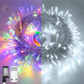 JMEXSUSS 200LED 66Ft Connectable Christmas Lights Indoor Outdoor Clear Wire | by JMEXSUSS