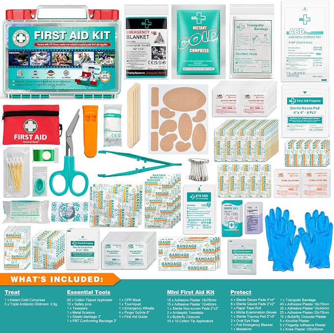 General Medi 295 Pieces Professional First Aid Kit - Image 3