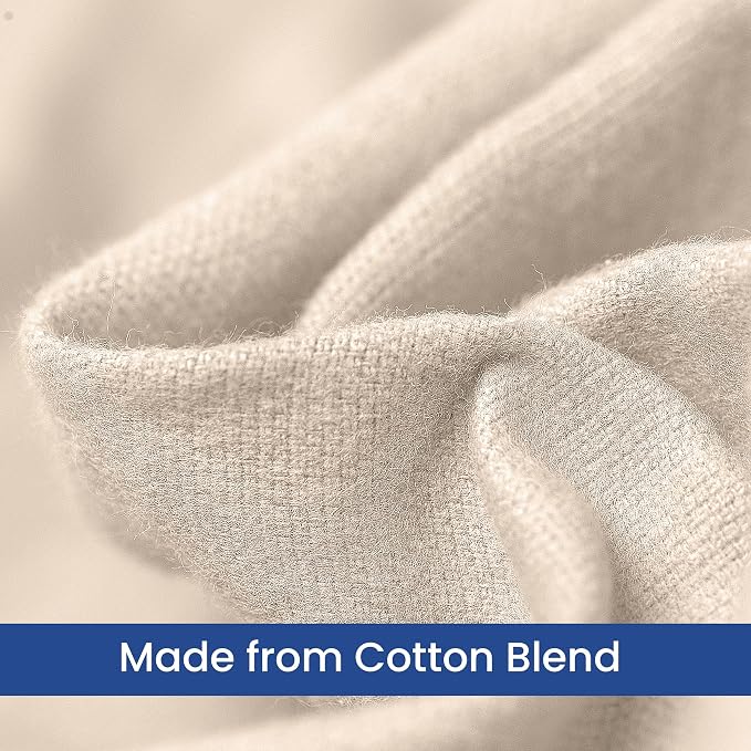 Linteum Textile Cotton Blended Hospital Patient Bath Blanket, Bed Bath Sheet - Image 2