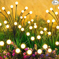 Solar Lights Outdoor-2Pack 16LEDs Solar Garden Firefly Lights Outside, Solar by Unknown