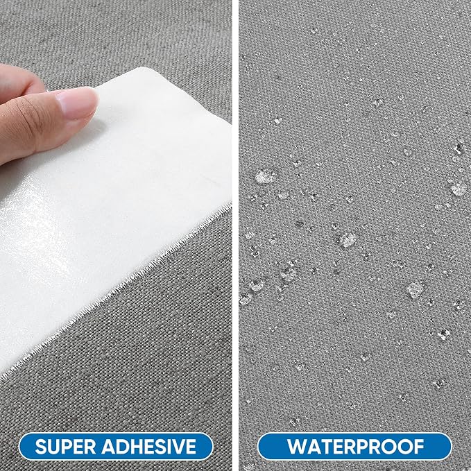 Canvas Patch 4 "x 60 ", Self-Adhesive Waterproof Canvas Patch Set - Image 3