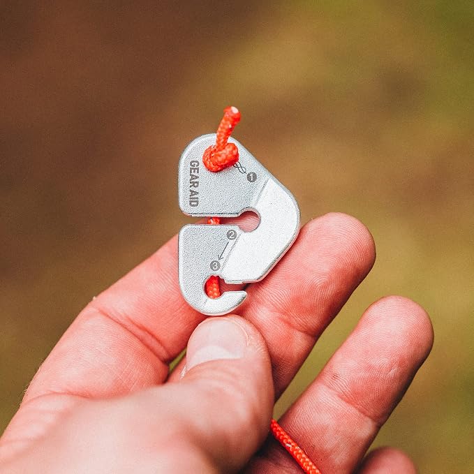 GEAR AID Guyline Tensioner Use to Quickly Secure Tents, and Set Up a Taut - Image 4