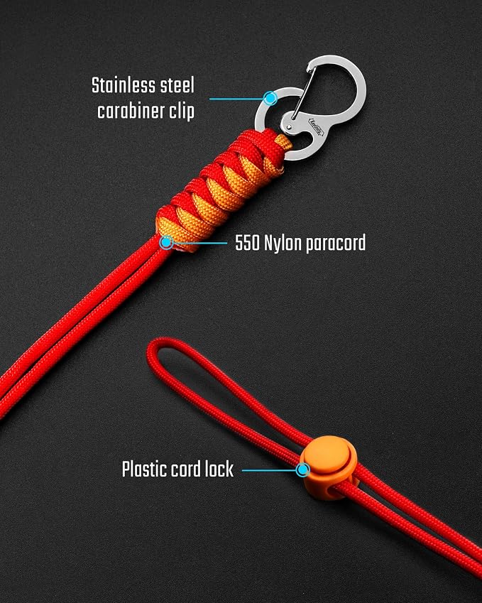 KeyUnity KC01 Braided Paracord Carabiner - Image 4