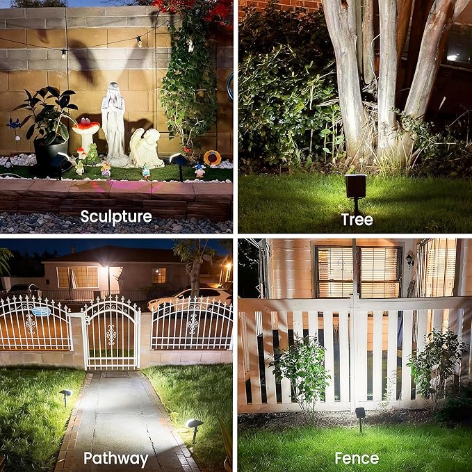 Solar Lights Outdoor Waterproof IP65, Super Bright LED, Cool Light 2 Lighting - Image 4