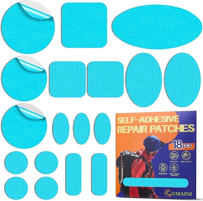 Down Jacket Repair Patch Kit, Outdoor Gear Tenacious Repair Tape, Self Adhesive by Unknown
