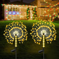2 Pack 250LED Solar Garden Lights Outdoor, Dual Lighting Modes Firework Lights by Lanthium