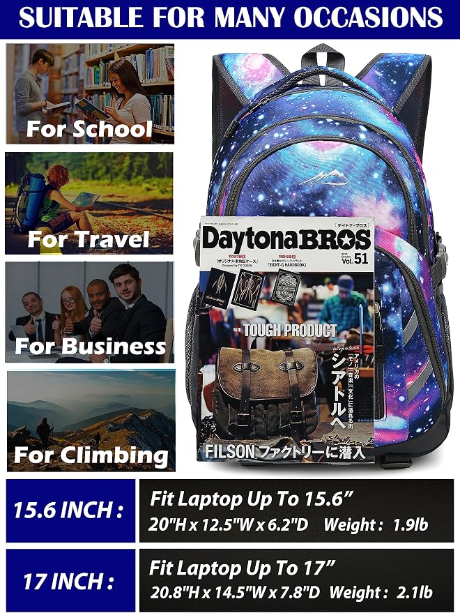 ProEtrade Extra Large Backpack Bookbag - Image 6