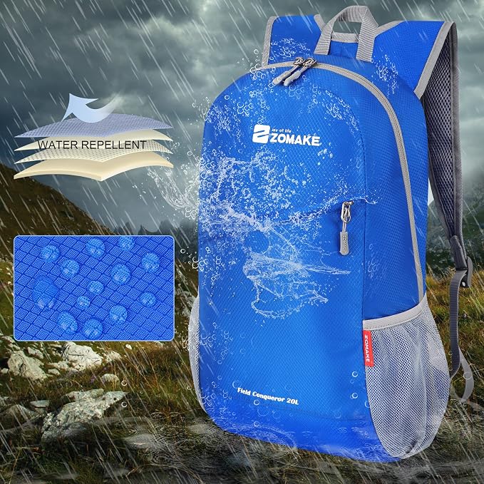 ZOMAKE Lightweight Packable Backpack, Foldable Backpacks Small Daypack - Image 5