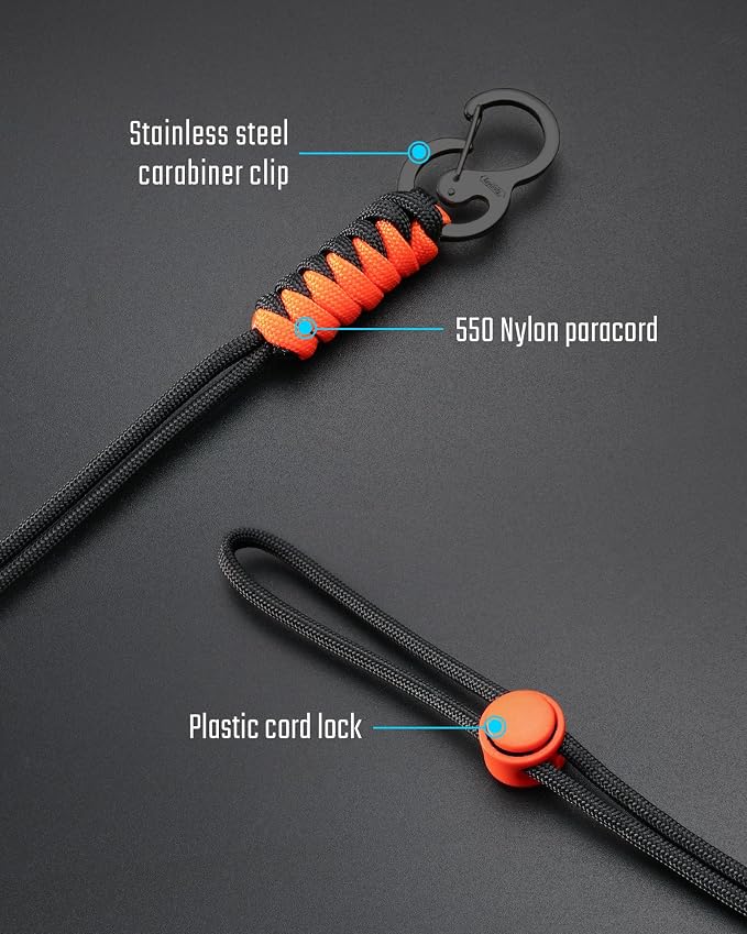 KeyUnity KC01 Braided Paracord Carabiner - Image 4