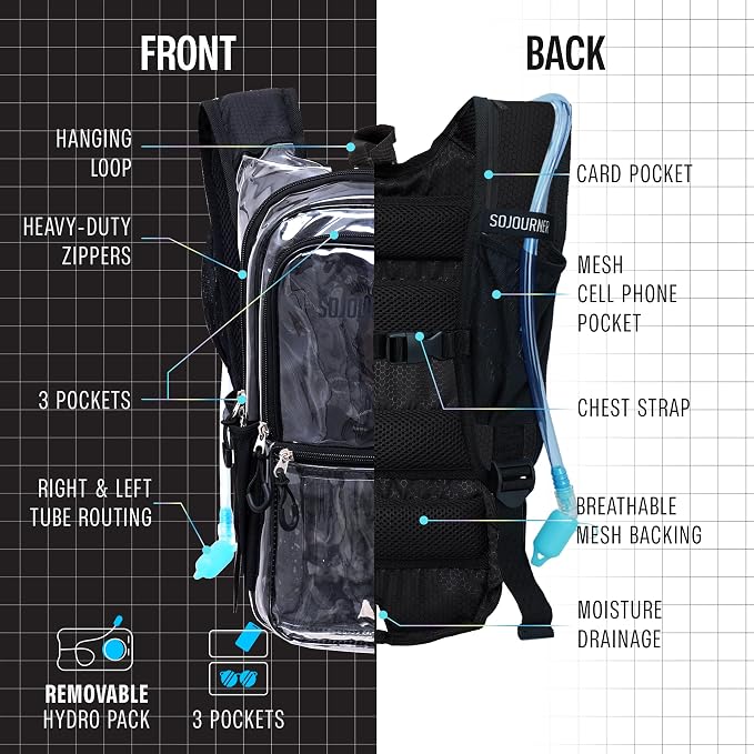 Sojourner Hydration Pack, Hydration Backpack - Image 3