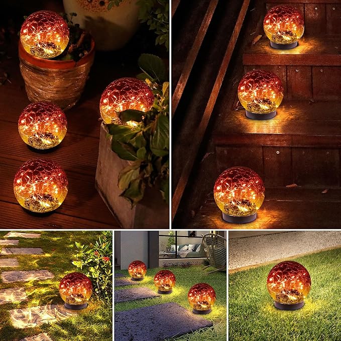 MLKNK Solar Globe Lights Outdoor Waterproof-Solar Balls-Solar Garden Lights-Orbs - Image 7