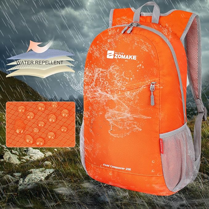 ZOMAKE Lightweight Packable Backpack, Foldable Backpacks Small Daypack - Image 5