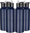 VEGOND 40 oz Insulated Water Bottle Bulk Stainless Steel Metal Water Bottles by VEGOND