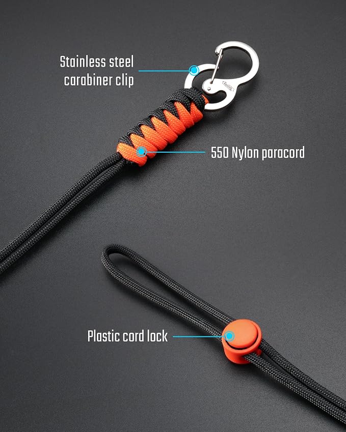 KeyUnity KC01 Braided Paracord Carabiner - Image 4