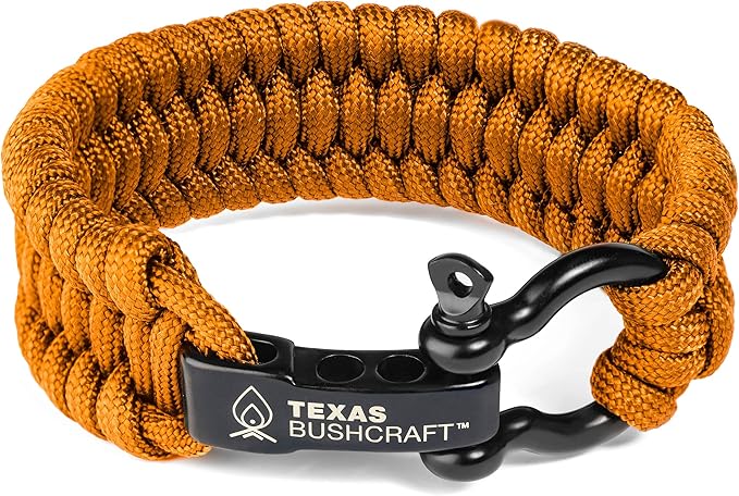 Texas Bushcraft Firecraft Cord Survival Bracelet – Paracord Bracelet by TexasBushcraft