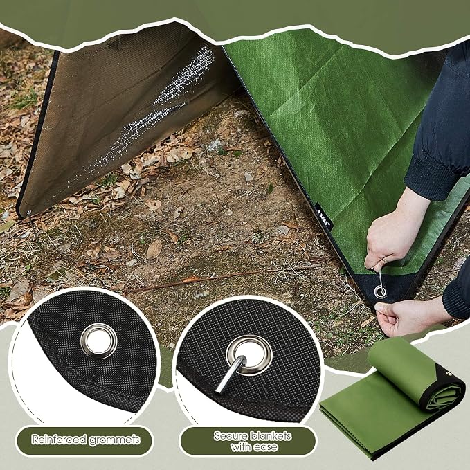 Kingdder 1 Pcs Heavy Duty Emergency Blankets - Image 6