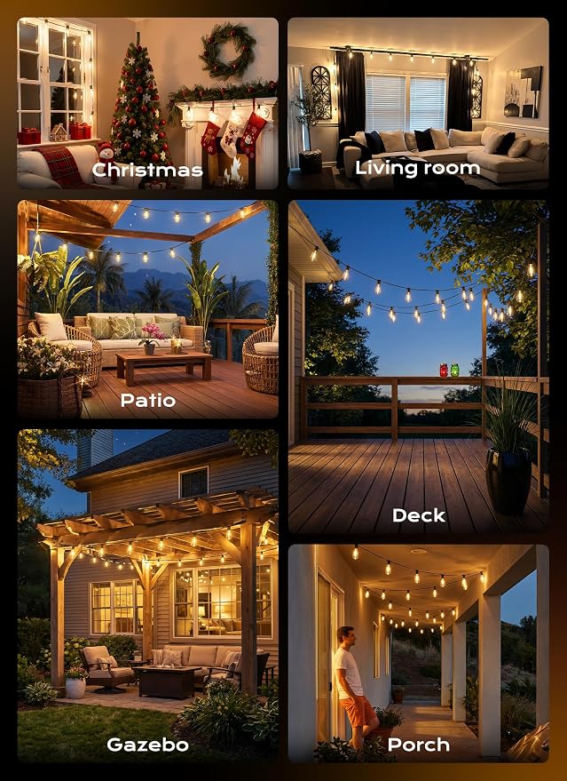 Minetom 77FT Outdoor String Lights - Image 9