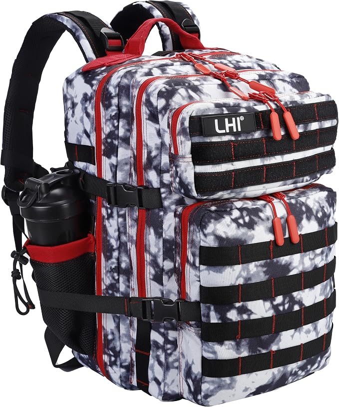 LHI Military Tactical Backpack for Men and Women 45L Army 3 Days Assault Pack by LHI