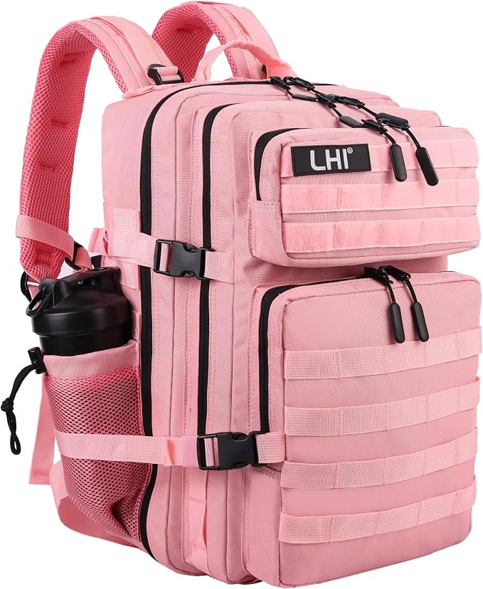LHI Military Tactical Backpack for Men and Women 45L Army 3 Days Assault Pack by LHI