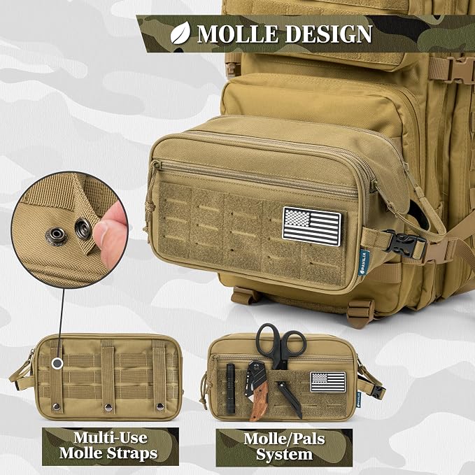 PAVILIA Extra Large Tactical Toiletry Bag - Image 5