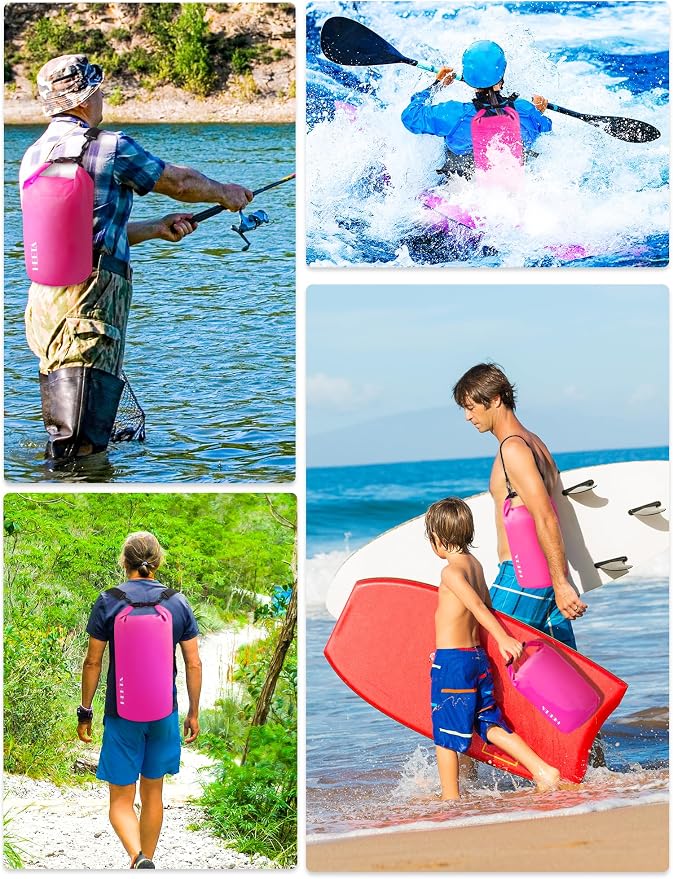 HEETA Waterproof Dry Bag for Women Men, 5L/10L/20L/30L/40L Roll Top Lightweight - Image 5