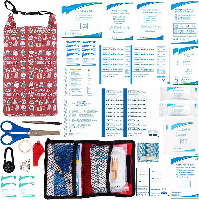 Boat First Aid Kit Waterproof, WELL-STRONG Marine Emergency Kit - Image 8