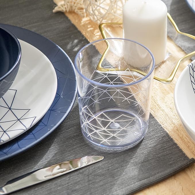bzyoo BPA-Free Designed Dishwasher Safe 14 oz Plastic Tumbler Set which is - Image 3