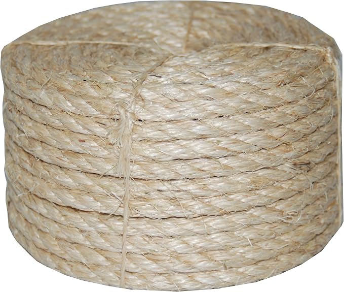 T.W Evans Cordage Co. 23-405 Twisted Multi-Purpose Rope, 3/8 in Dia x 50 ft L by T.W+.+Evans+Cordage+Co.