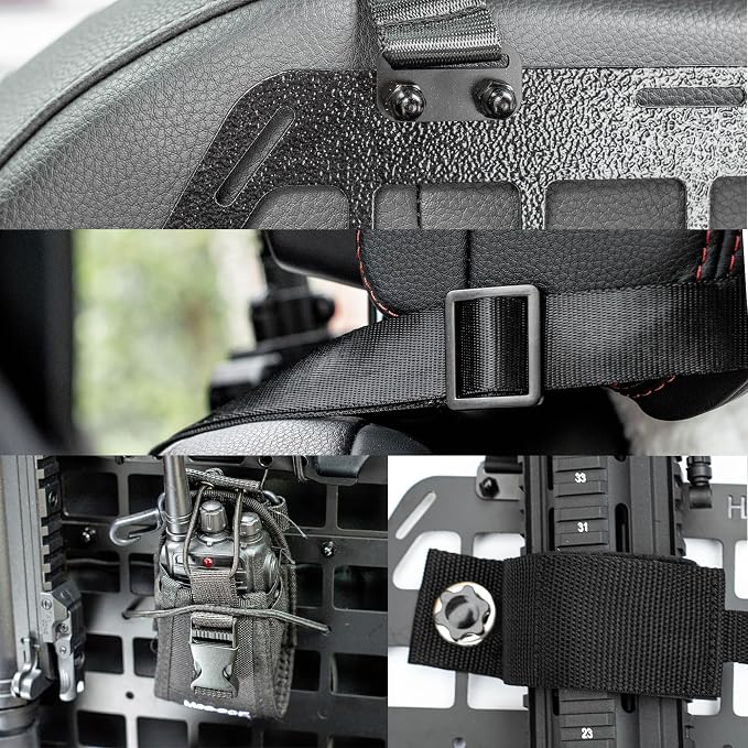 Metal Molle Panel for Vehicles & Trucks Seat Back – Premium 2mm Aluminum Alloy - Image 7