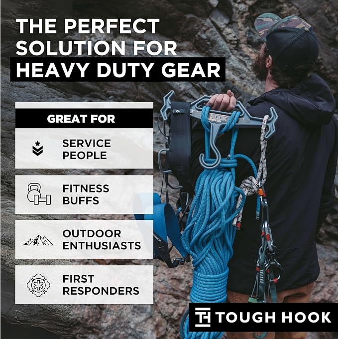 Tough Hook Original Heavy Duty Hangers – The Superhero of Hangers | American - Image 9