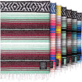Hydration Nation Authentic Large Handwoven Mexican Blanket by ZulayKitchen