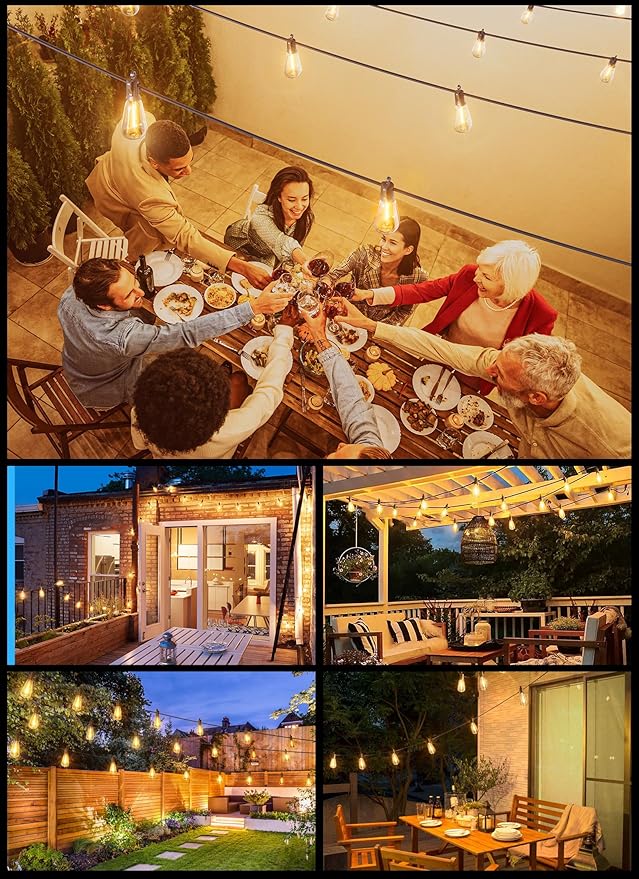 Brightown 108FT Solar String Lights Outdoor Waterproof - Image 8