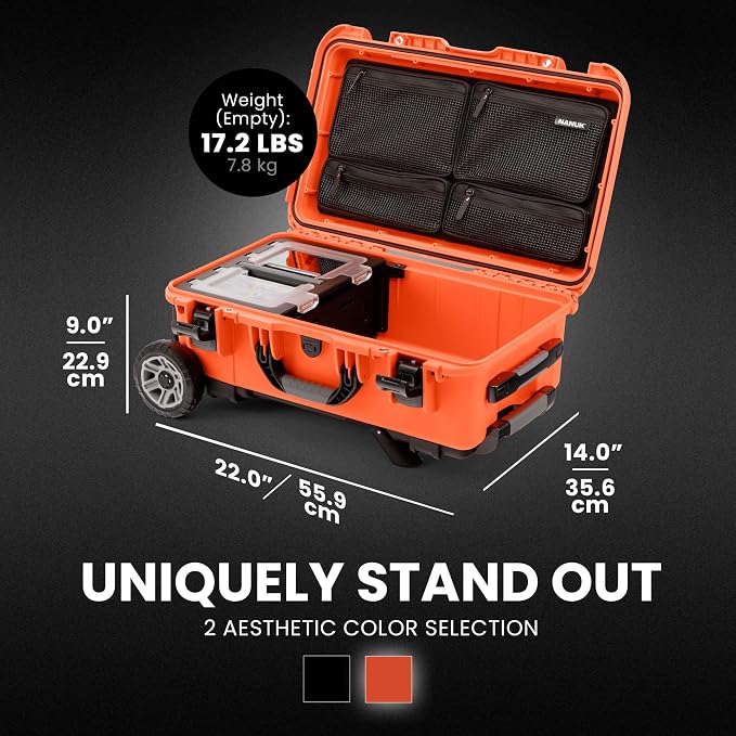 NANUK Trail 30 – 28.5L Waterproof Storage Box – Wheeled and Modular Cargo Case - Image 4