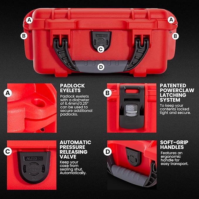 NANUK 904 Waterproof First Aid Box Empty - Image 4
