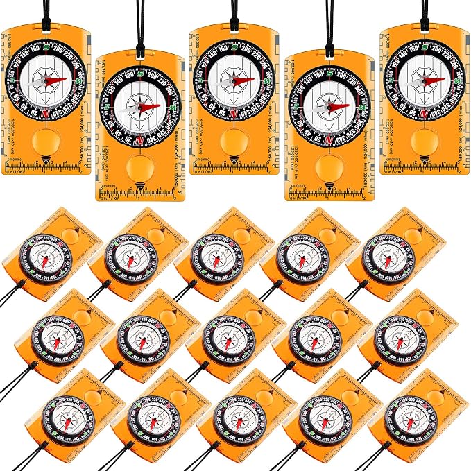Geiserailie Orienteering Compass Bulk Navigation Map Reading Compass by Geiserailie