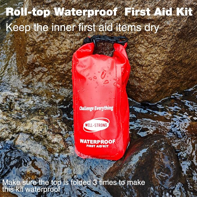 Waterproof First Aid Kit Roll Top Boat Emergency Kit - Image 7