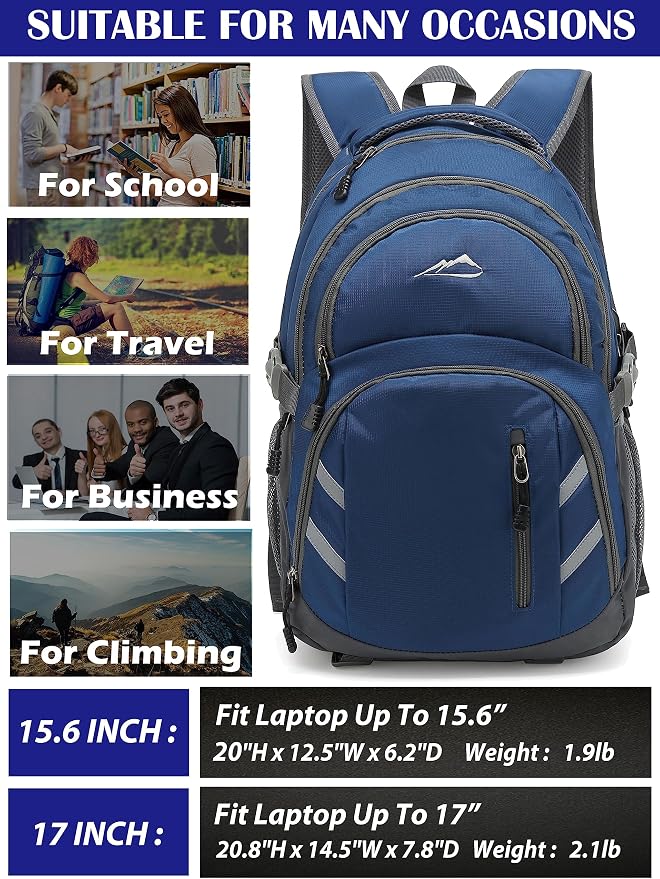 ProEtrade Extra Large Backpack Bookbag - Image 6
