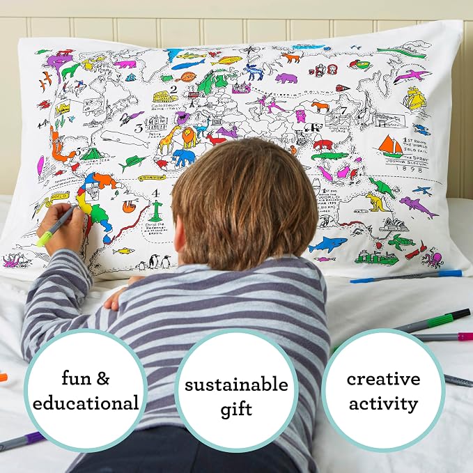 eatsleepdoodle - Coloring Pillowcase - Image 5