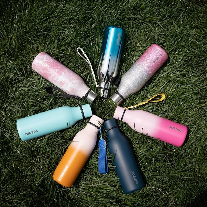 BJPKPK Insulated Water Bottles, 18 oz Stainless Steel Metal Water Bottle - Image 6
