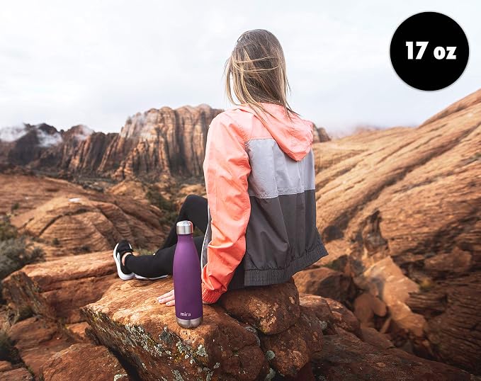 MIRA 2 Pack 17 oz Insulated Water Bottle - Image 2