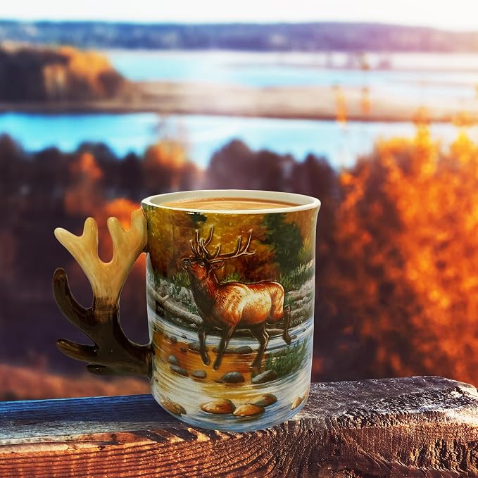 Rivers Edge Products 3D Ceramic Coffee Mug - Image 7