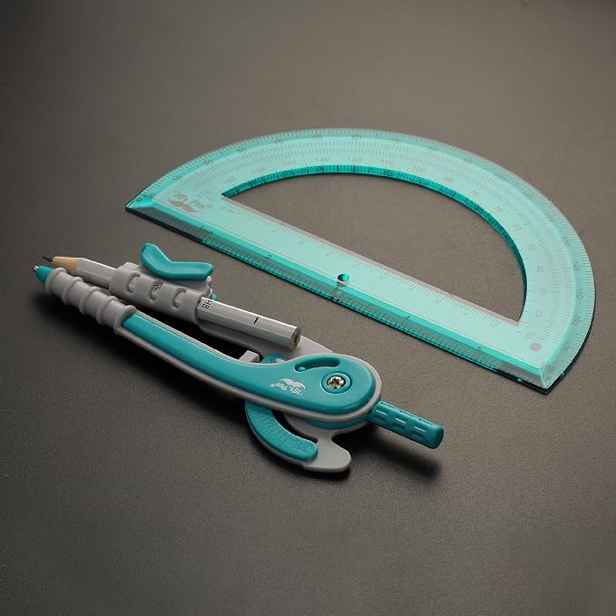 Mr. Pen- Geometry Compass and Protractor Set, 6 Inch Compass, 6 Inch Protractor - Image 5