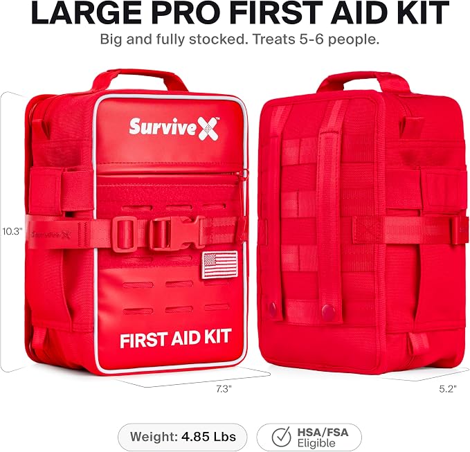 SurviveX Large Pro First Aid Kit - Image 2