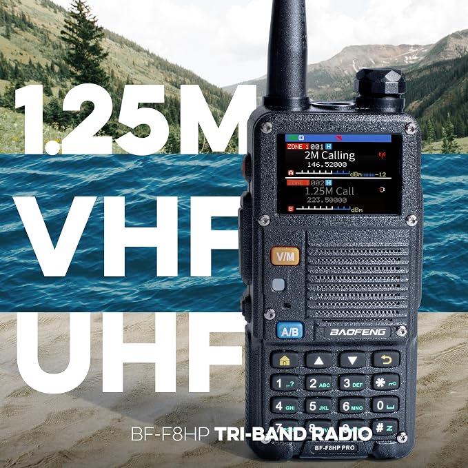 BAOFENG BF-F8HP PRO 10 W Tri-Band Two-Way Radio – UV-5R 7th Gen, 1000 Channels - Image 2