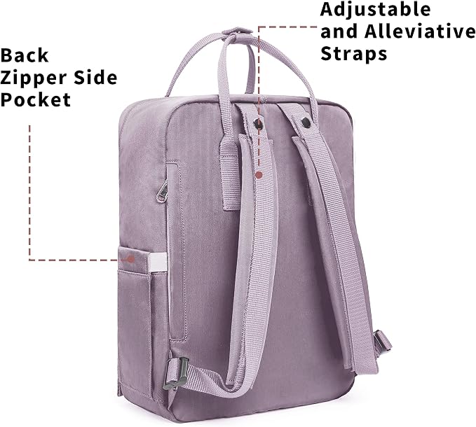 KALIDI Casual Laptop Backpack 15 Inches Classic Camping Rucksack Travel Outdoor - Image 3